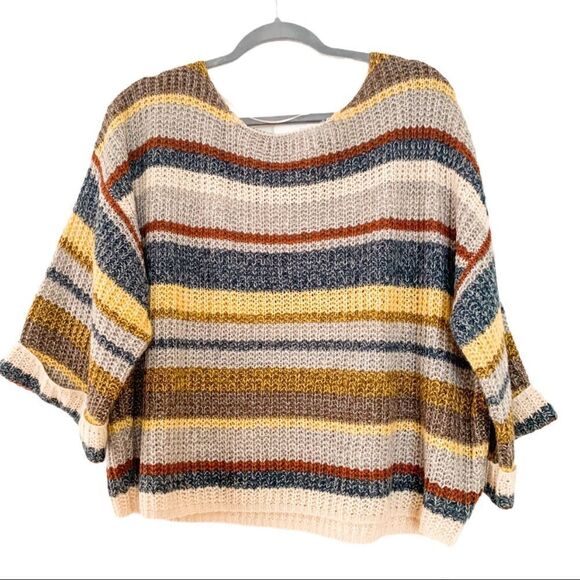 Anthropologie By Together Stripe Knit Sweater - Picture 1 of 4